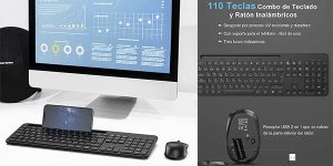 Tedgem teclado ratón inalámbricos oferta