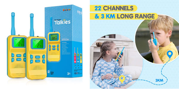 Walkie Talkies infantiles en oferta en Amazon