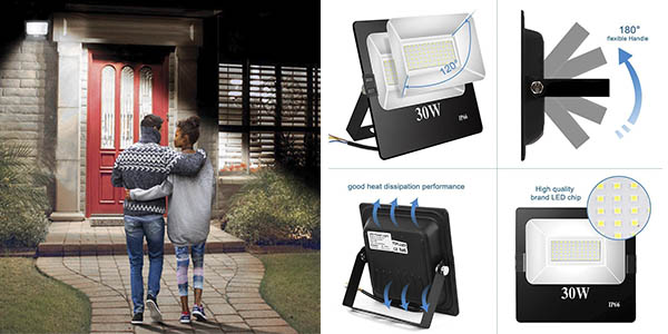 Yasbed foco led exterior barato