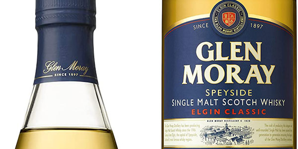 Glen Moray Elgin Classic Speyside Single Malt Scotch Whisky de 700 ml chollo en Amazon