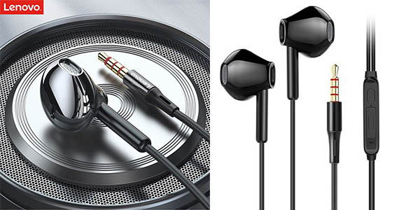 Auriculares in-ear Lenovo XF06 con cable y micro