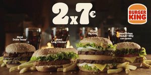 Burger King promoción menús