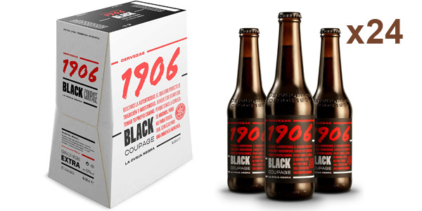 Caja x24 Cervezas 1906 Black Coupage de 330 ml barato en Amazon