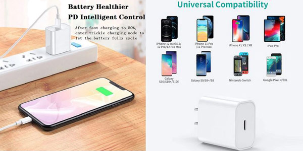 Cargador USB tipo-C de 18W oferta en AliExpress