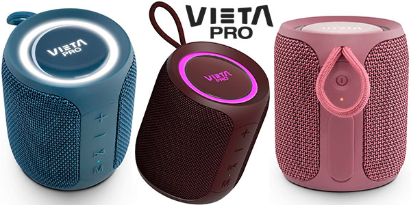 Vieta Pro Altavoz Easy 2, Bluetooth 5.0, True Wireless, Micrófono