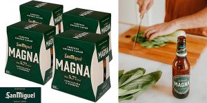 Chollo Pack de 24 botellines de cerveza San Miguel Magna de 25 cl