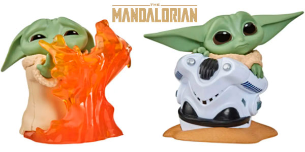 Chollo Set de 2 figuras Baby Yoda de Star Wars The Bounty Collection 