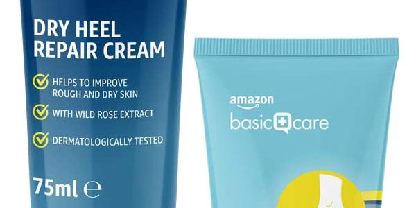 Crema talones Amazon Basic Care en oferta