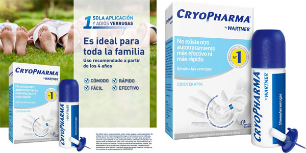 Cryopharma Tratamiento Anti Verrugas de 50 ml barato en Amazon