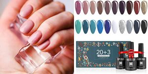 Pack de 20 botes de esmalte de uñas de gel Delanie