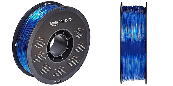 Filamento TPU Amazon Basics para impresión 3D de 1,75 mm y 1 kg