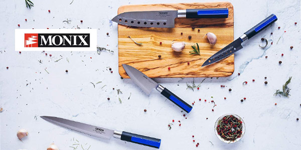 Juego x4 cuchillos de cocina Monix Solid Plus chollo en Miravia