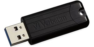 Memoria USB 3.0 Verbatim PinStripe de 64 GB
