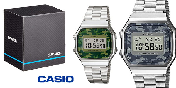 Reloj digital unisex Casio A168WEC barato en Amazon