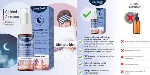 Spray de melatonina Gloryfeel contra el insomnio de 30 ml barato