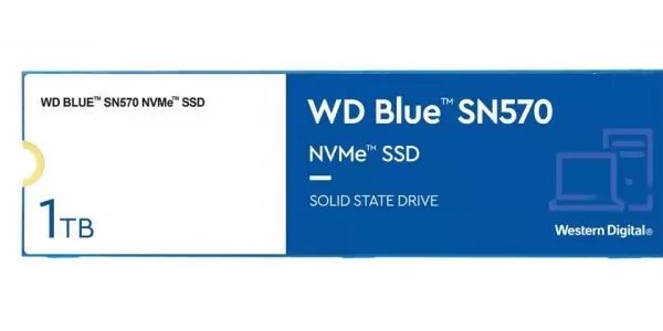 SSD WD Blue SN750 M.2 NVMe de 1 TB