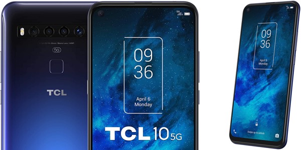 Smartphone TCL 10 5G - de 6.53" FHD+ 6GB 128GB barato en Amazon