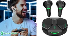 Auriculares inalámbrios Black Shark con estuche de carga