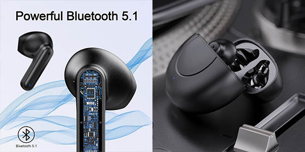 Auriculares inalámbricos Geryst con estuche de carga baratos