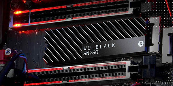 Disco SSD WD Black SN750 NVMe M.2 de 500 GB barato