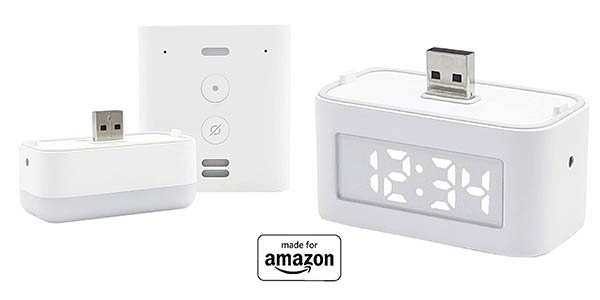 dispositivos Amazon Echo Flex baratos luz hora