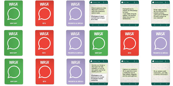 Juego de cartas Wasa para Fiestas y Risas chollo en Amazon