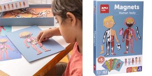 Juego magnético educativo APLI Kids sobre el cuerpo humano barato en Amazon