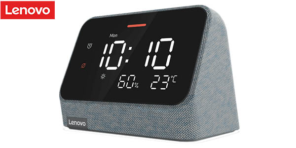 Despertador inteligente Lenovo Smart Clock Essential con pantalla y Alexa integrado