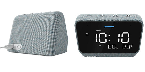 Despertador inteligente Lenovo Smart Clock Essential con pantalla y Alexa integrado