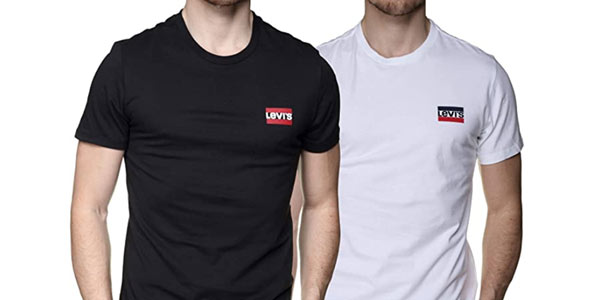 Pack x2 camisetas Levi's baratas