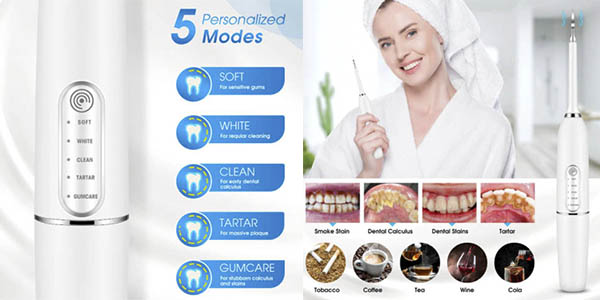 raspador dental eléctrico sónico chollo