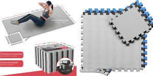 Set x18 Piezas esterilla- puzle para suelos de gimnasio, fitness, juegos de niños barata en Amazon