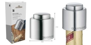 Tapón para botellas Clever & More de WMF en acero inoxidable pulido barato en Amazon