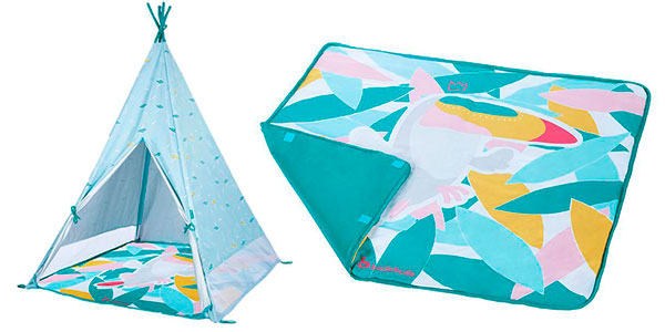 Tipi infantil Badabulle Jungle impermeable y con protección solar en oferta