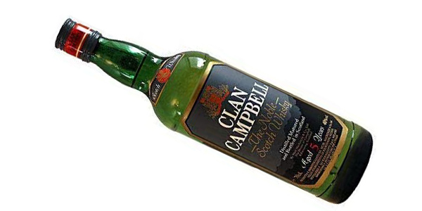 Whisky de mezcla Clan Campbell de 1000 ml chollo en Amazon