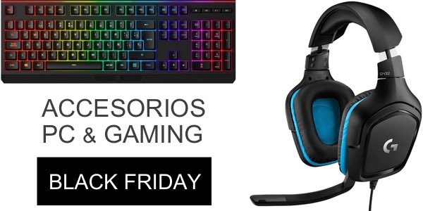 Accesorios PC gaming Black Friday