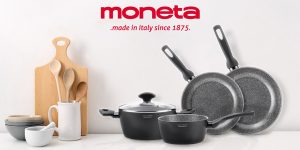 Batería de 5 piezas Moneta Insieme barata en Amazon