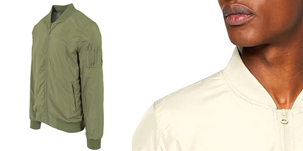 Chaqueta Bomber ligera Urban Classics Light para hombre chollo en Amazon