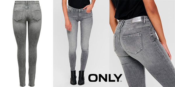 Chollo Pantalones vaqueros Only Jeans Onlshape Skinny Fit para mujer