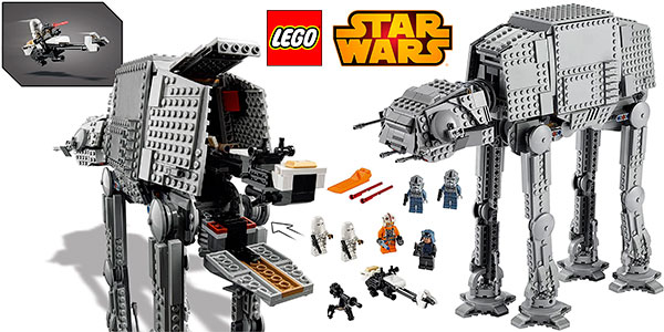 Chollo Set AT-AT Walker de LEGO Star Wars de 1.267 piezas y 6 minifiguras