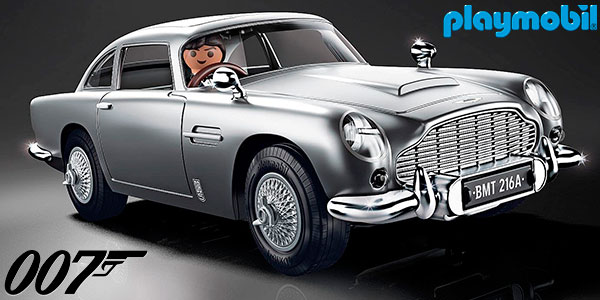 Chollo Set James Bond Aston Martin DB5 Goldfinger de Playmobil 007 con 4 figuras