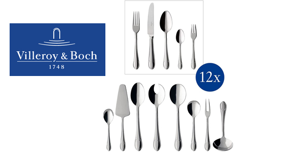 Juego de cubiertos Villeroy & Boch Mademoiselle de 68 piezas para 12 personas barata en Amazon
