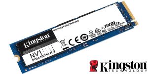 Disco SSD Kingston NV1 NVMe PCIe M.2 2280 de 500 GB