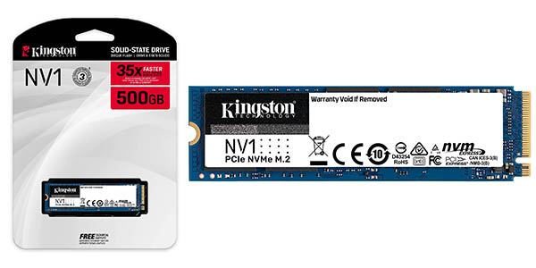 Disco SSD Kingston NV1 NVMe PCIe M.2 2280 de 500 GB en Miravia