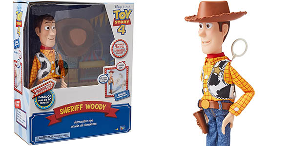 Figura de 40 cm Woody de Toy Story interactivo con voz