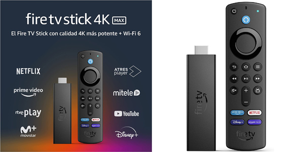 corazón directorio Ejercicio ▷ Chollazo Nuevo Fire TV Stick 4K Max con Wi-Fi 6 y compatible con Alexa  por sólo 39,99€ con envío gratis (38% de descuento)