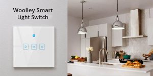 Interruptor de pared WiFi Woolley de 3 vías