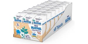 Pack 24x Leche NESTLÉ NATIVA CRECIMIENTO 3 Galleta María