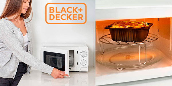 Microondas grill Black+Decker BXMY700E de 900 W y 20 litros barato