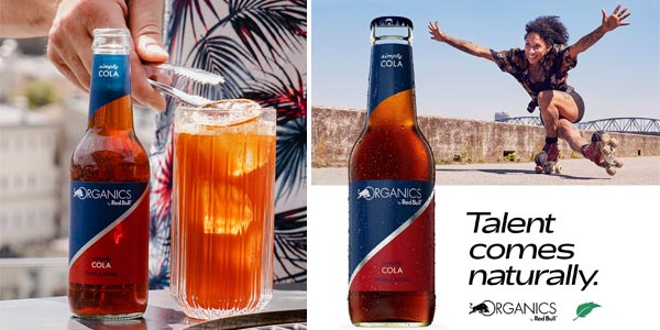Pack x24 botellas Organics by Red Bull Simply Cola de 250 ml/ud chollo en Amazon